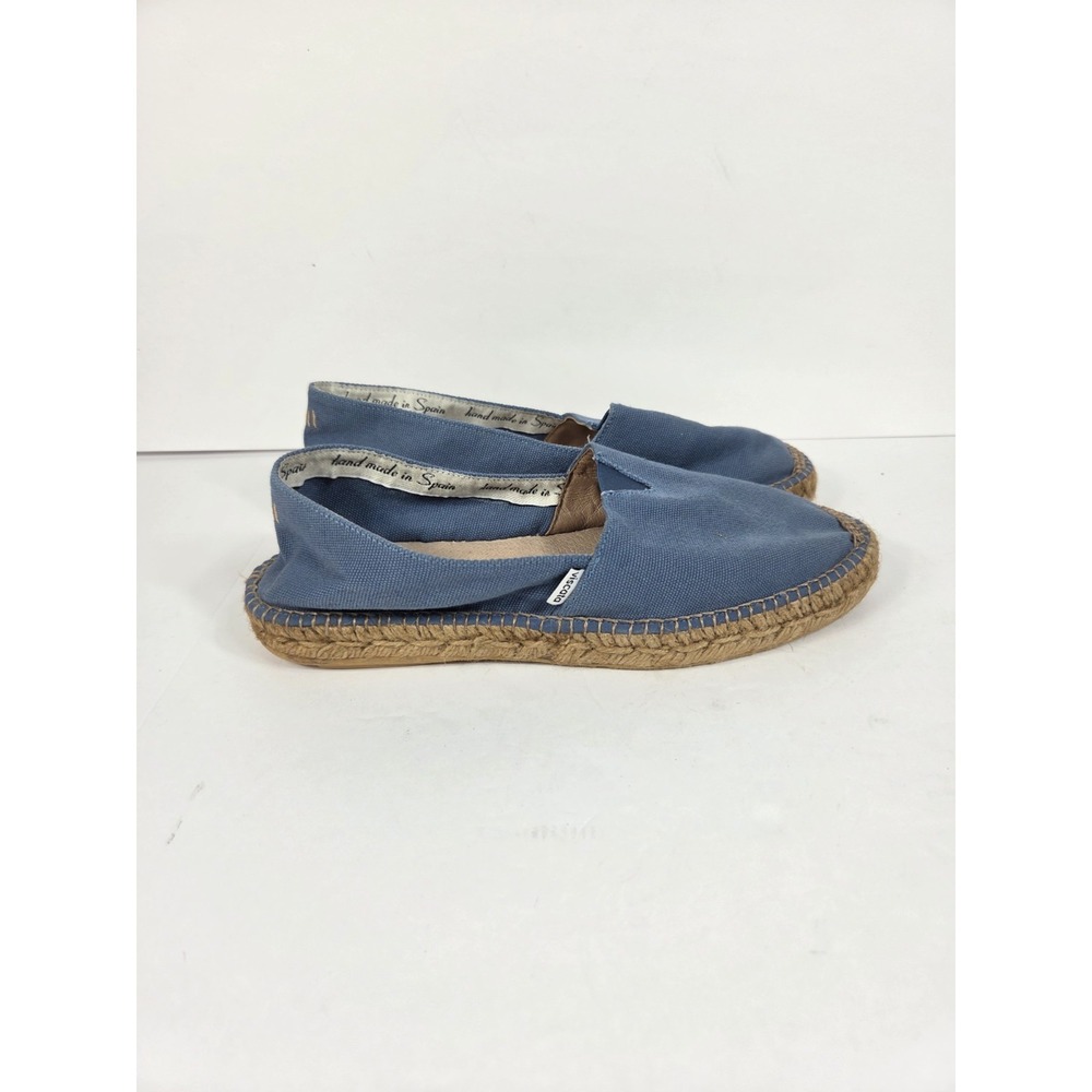 Viscata Barcelona Canvas Espadrille Flat Woman SZEU 42 US SZ 11 Blue Spain